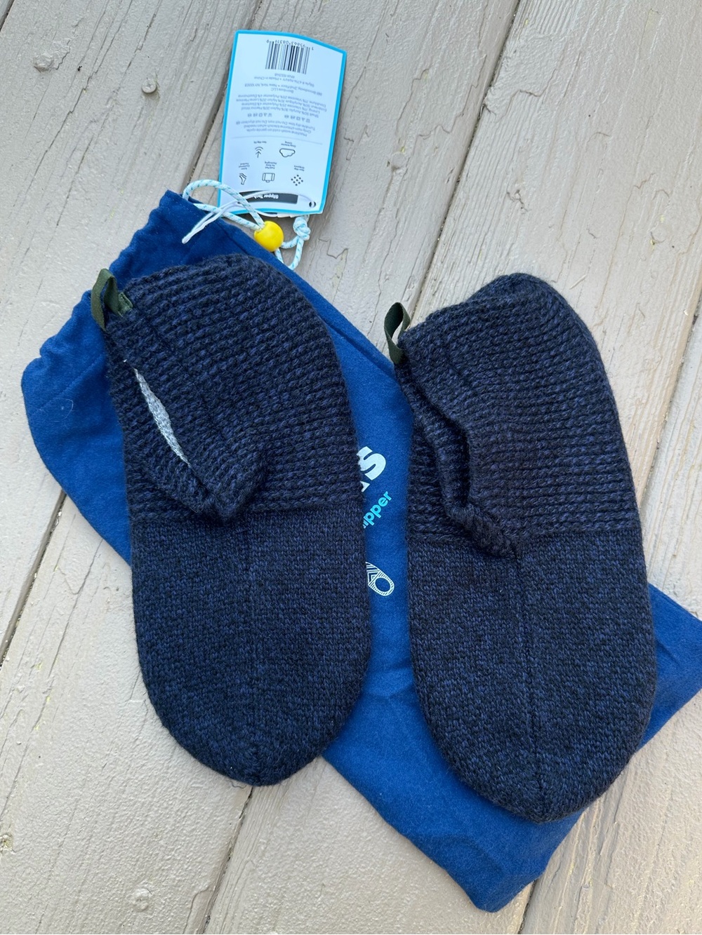 NWT Bombas Blue Slipper Socks - Medium